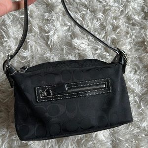 Black coach purse